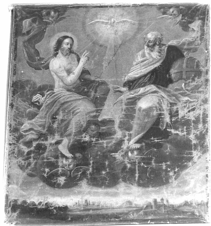 Trinità (dipinto, opera isolata) - ambito lombardo (sec. XVII)