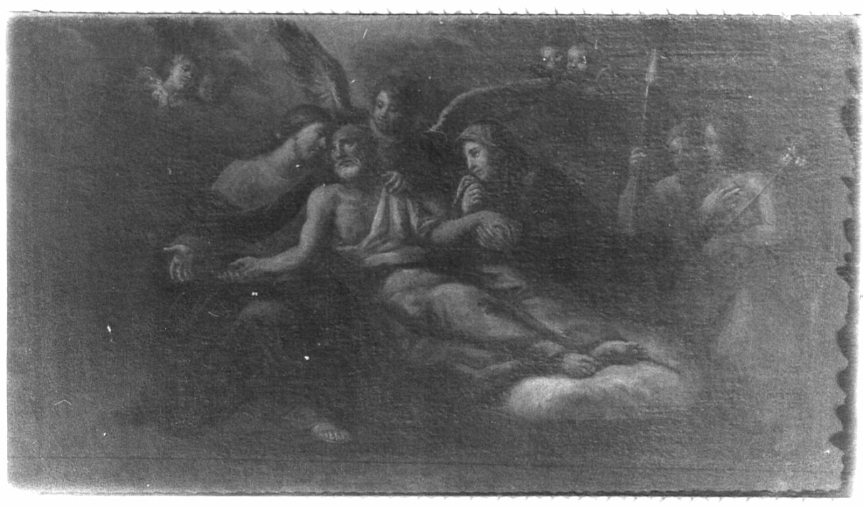morte di San Giuseppe (dipinto, opera isolata) - ambito lombardo (sec. XVII)