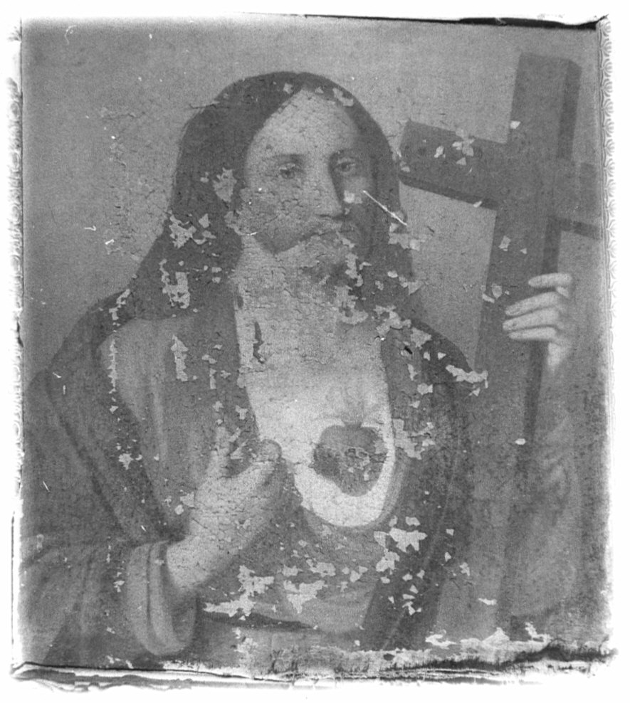 Sacro Cuore di Gesù (dipinto, opera isolata) - ambito lombardo (sec. XVIII)