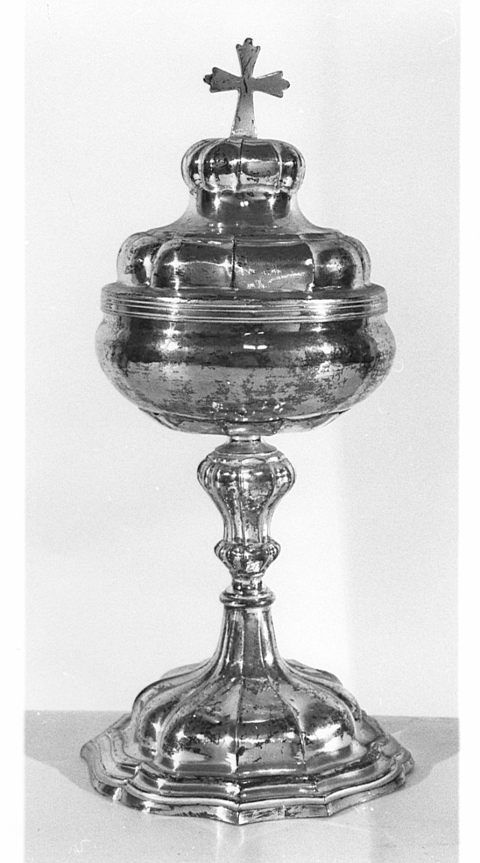 pisside, opera isolata - bottega bergamasca (fine sec. XVIII)