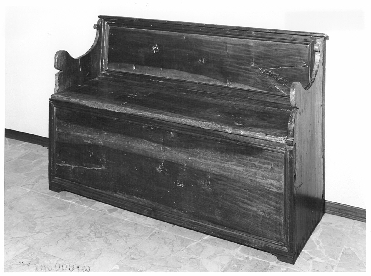 cassapanca, opera isolata - bottega bergamasca (sec. XIX)