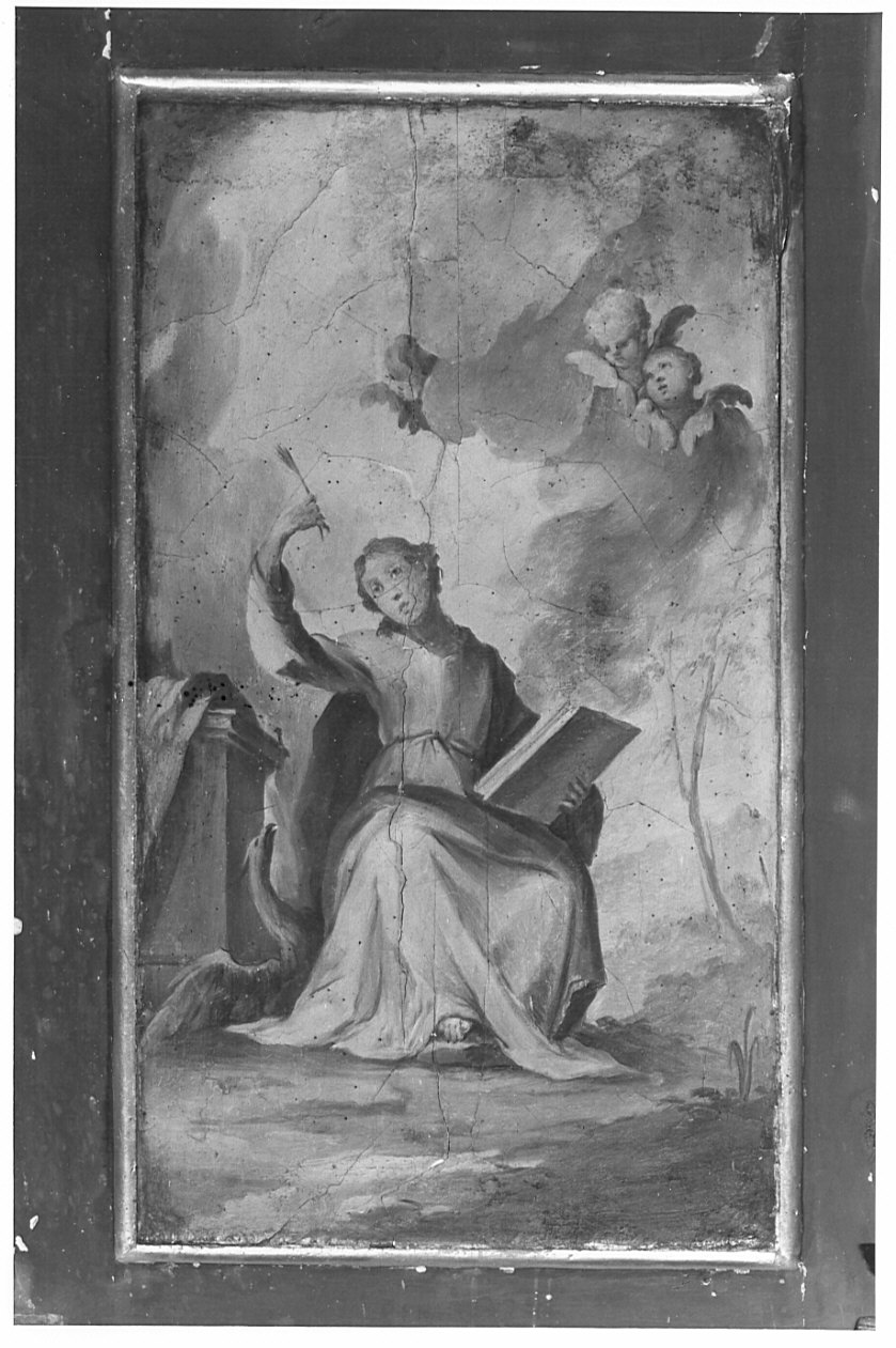 San Giovanni Evangelista (dipinto, elemento d'insieme) di Paganelli Giuseppe (attribuito) (fine sec. XVIII)