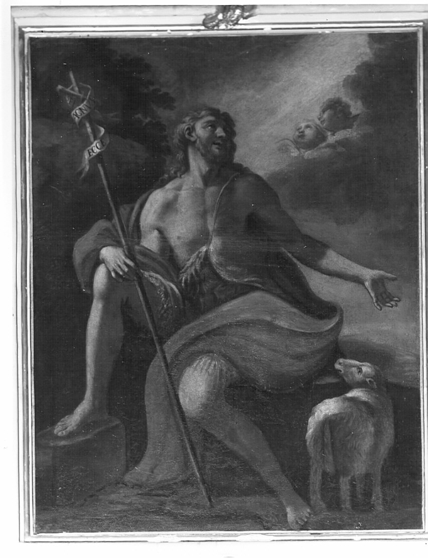 San Giovanni Battista (dipinto, opera isolata) - ambito lombardo (fine/inizio secc. XVII/ XVIII)
