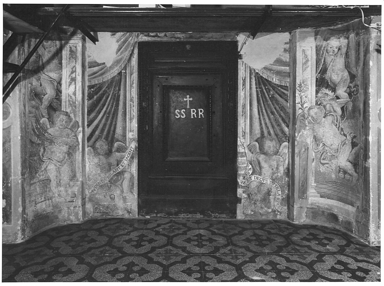 angeli (dipinto, opera isolata) - ambito lombardo (fine/inizio secc. XVII/ XVIII)