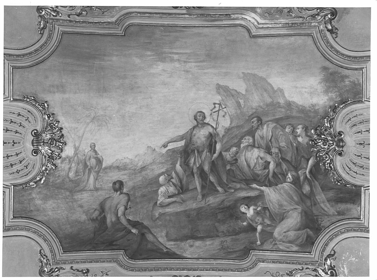 storie della vita di San Giovanni Battista (dipinto, ciclo) di Albrici Enrico (attribuito) (sec. XVIII)