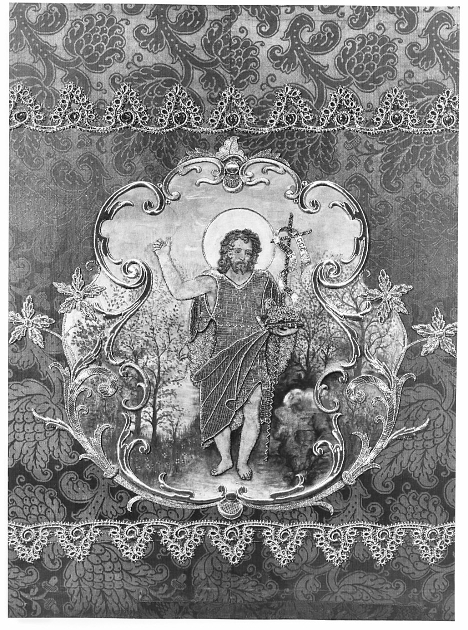 San Giovanni Battista (paliotto, opera isolata) - manifattura lombarda (sec. XVII, sec. XX)