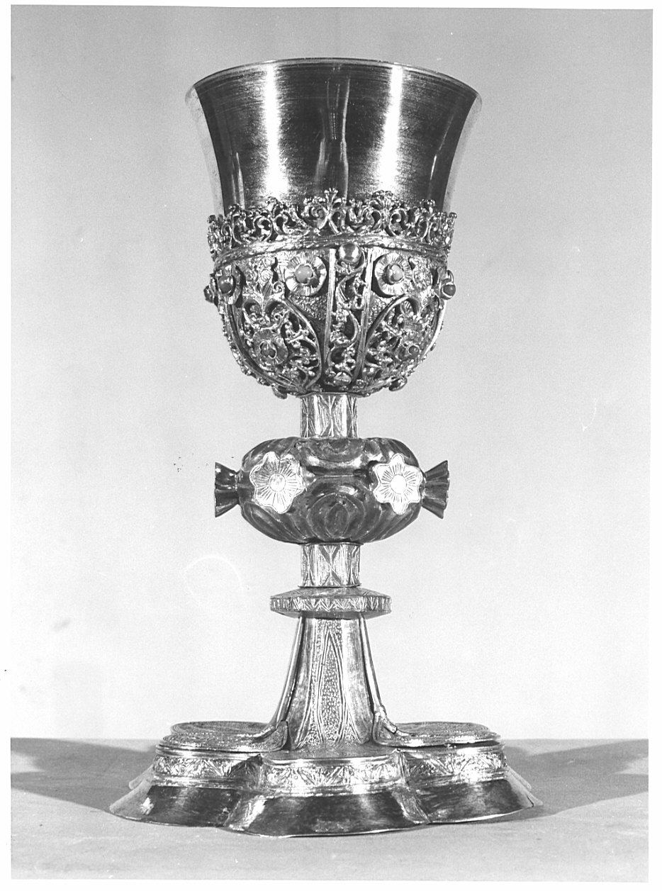 calice, opera isolata - bottega lombarda (?) (sec. XVI, sec. XIX)
