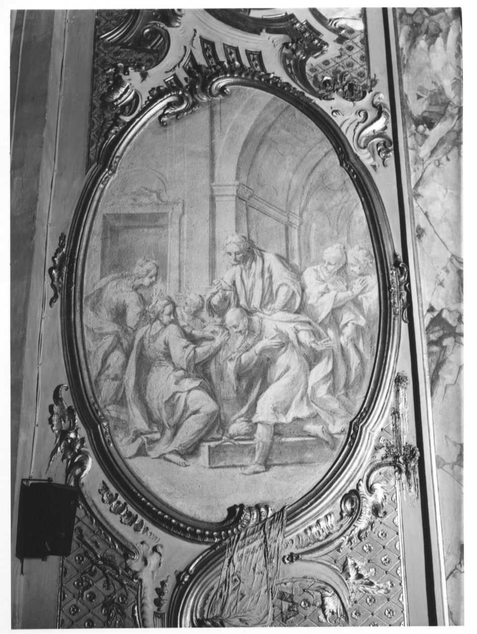 Episodi della vita di San Domenico (dipinto, ciclo) di Monti Francesco, Zanardi Giovanni (sec. XVIII)