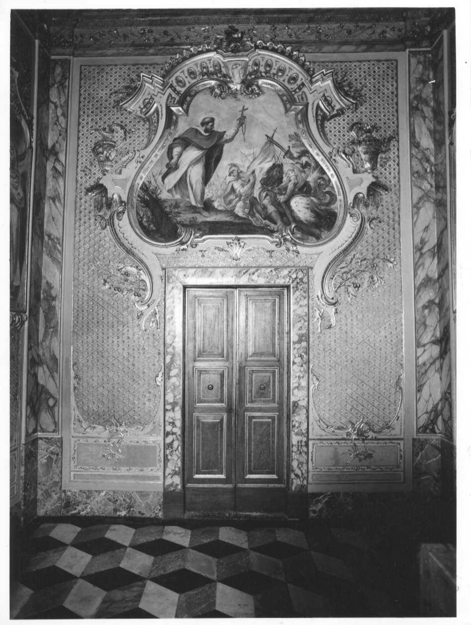 decorazione plastico-pittorica, complesso decorativo di Camuzzi Muzio (sec. XVIII)