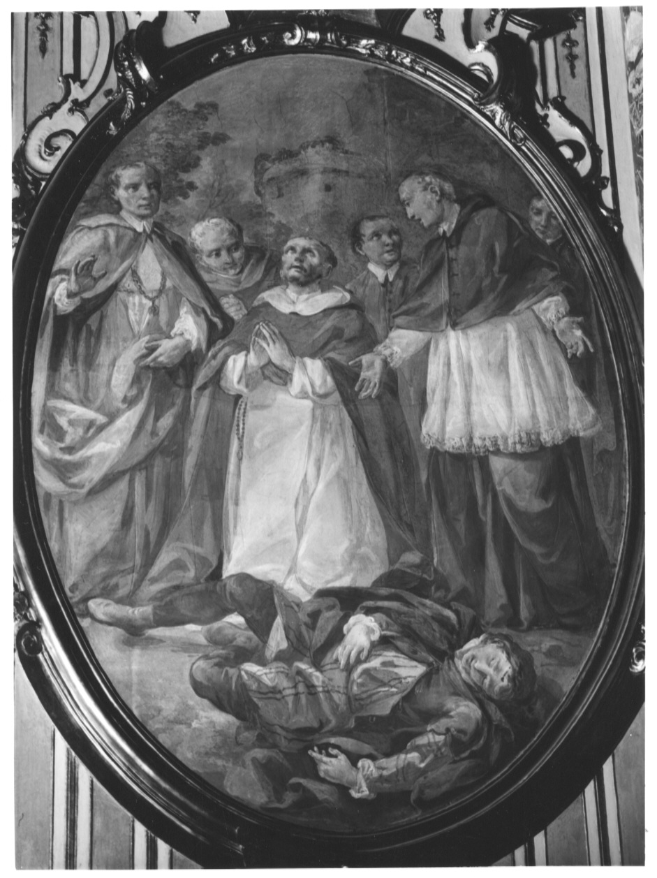 Episodi della vita di San Domenico (dipinto, ciclo) di Ferrario Federico (attribuito) (terzo quarto sec. XVIII)