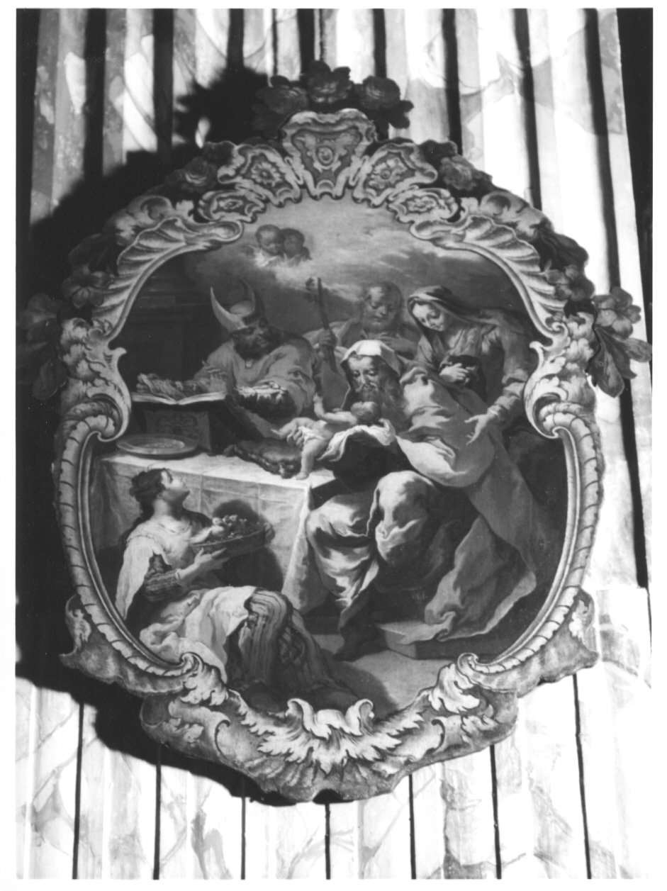 Presentazione al tempio, presentazione di Gesù al tempio (dipinto, opera isolata) di Orelli Giuseppe Antonio (bottega) (sec. XVIII)