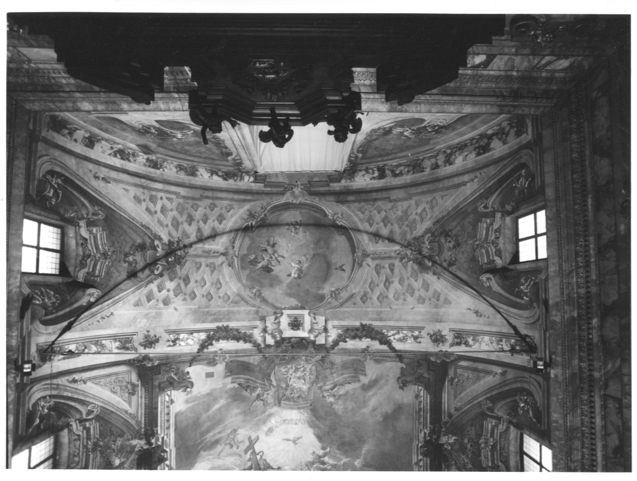 angeli e cherubini (dipinto, complesso decorativo) di Diziani Gaspare, Palazzi Riva Giovanni Francesco (sec. XVIII)