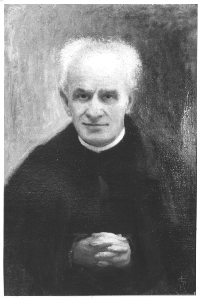 ritratto di sacerdote (dipinto, opera isolata) di Spinelli Abramo (primo quarto sec. XX)