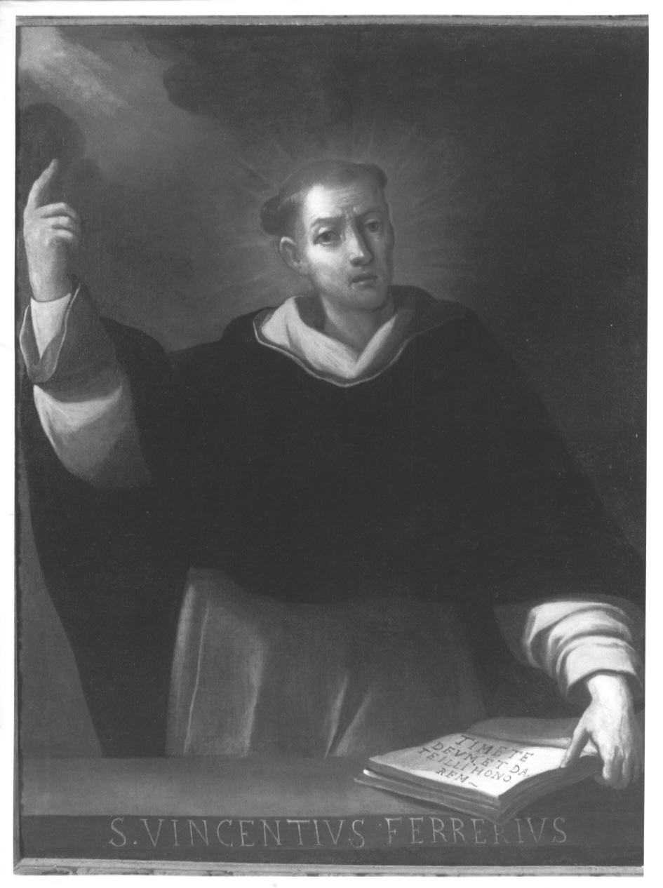 San Vincenzo Ferrer (dipinto, opera isolata) - ambito bergamasco (secc. XVII/ XVIII)