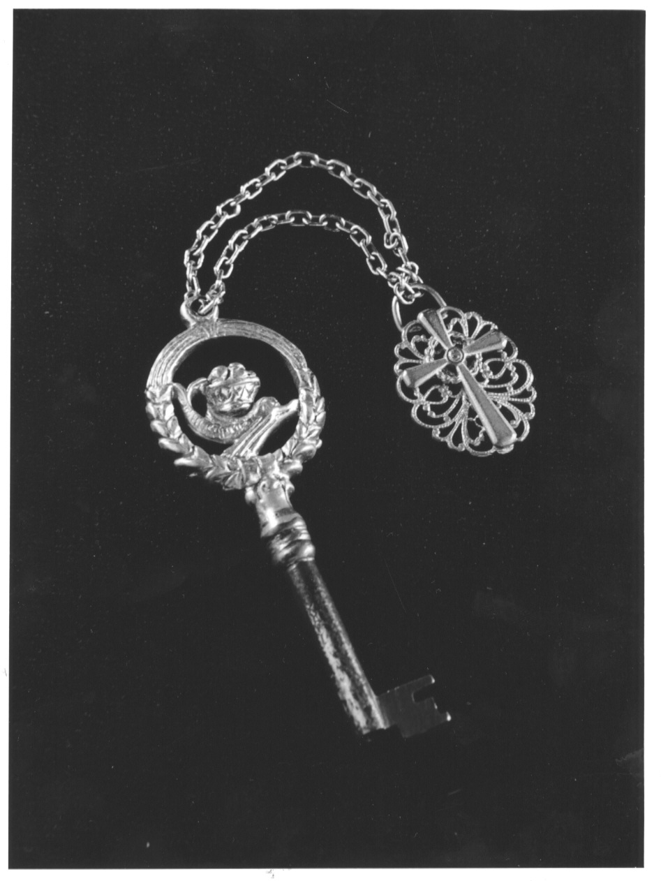 chiave del tabernacolo, opera isolata di Filiberti Pietro (bottega) (sec. XIX)