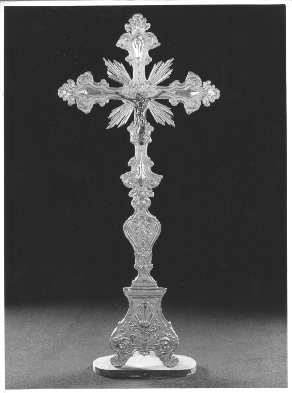 croce d'altare, opera isolata - ambito lombardo (sec. XIX)