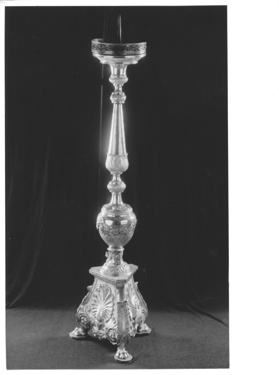 candeliere, serie - bottega lombarda (prima metà sec. XIX)