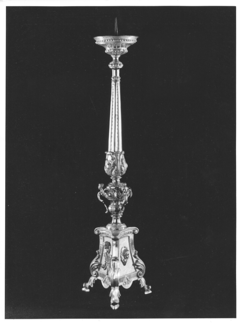 candeliere d'altare, serie - bottega lombarda (sec. XX)