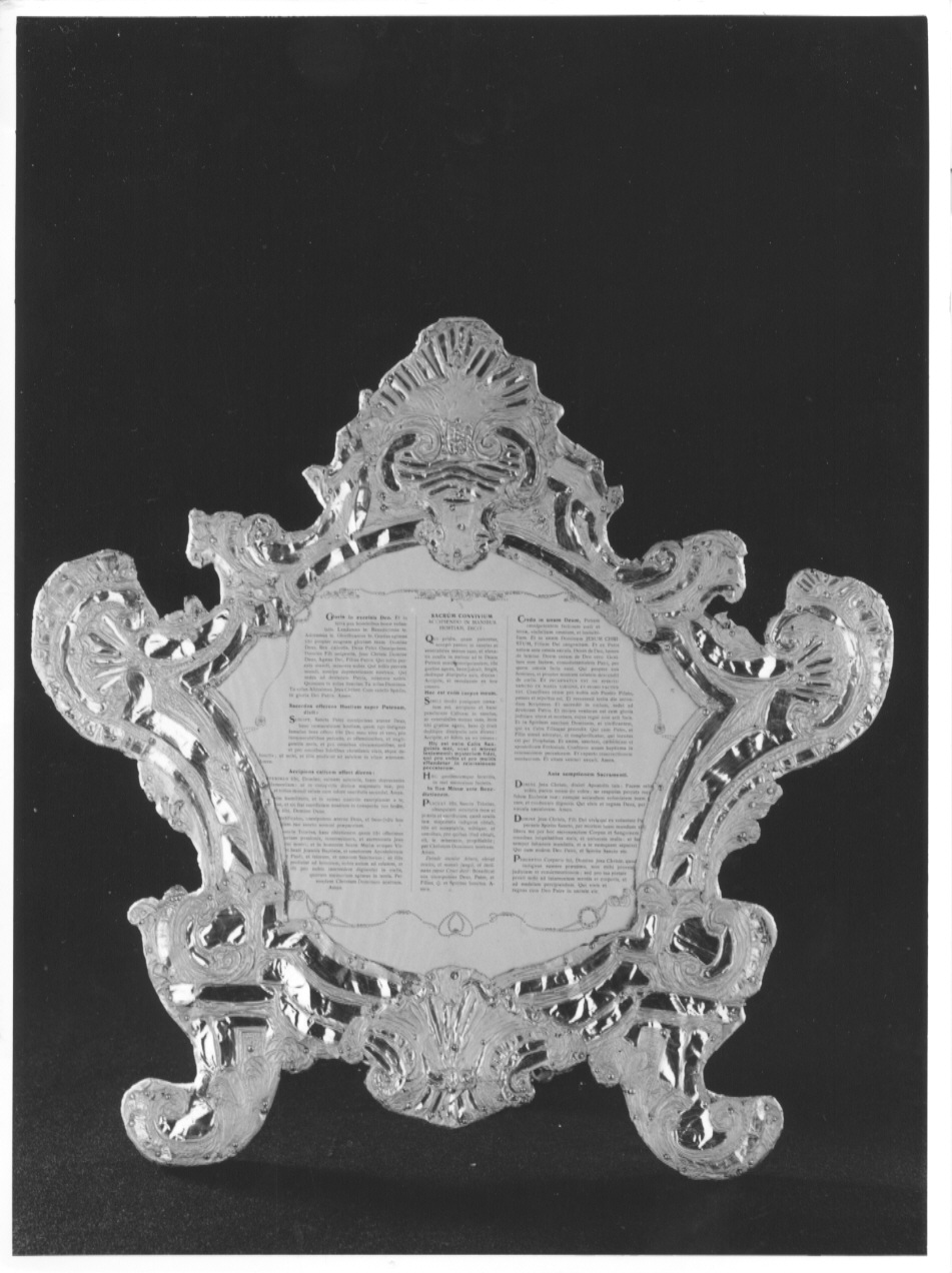 cartagloria, opera isolata - bottega Italia settentrionale (sec. XVIII)