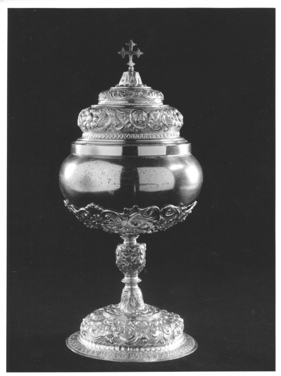 pisside, opera isolata - bottega lombardo-veneta (seconda metà sec. XVII)