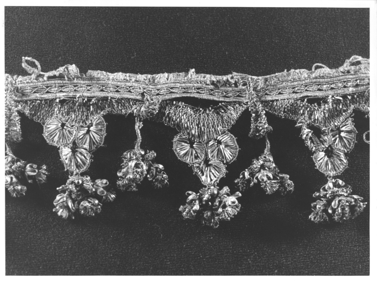 decorazione a ricamo, opera isolata - bottega lombarda (sec. XIX)