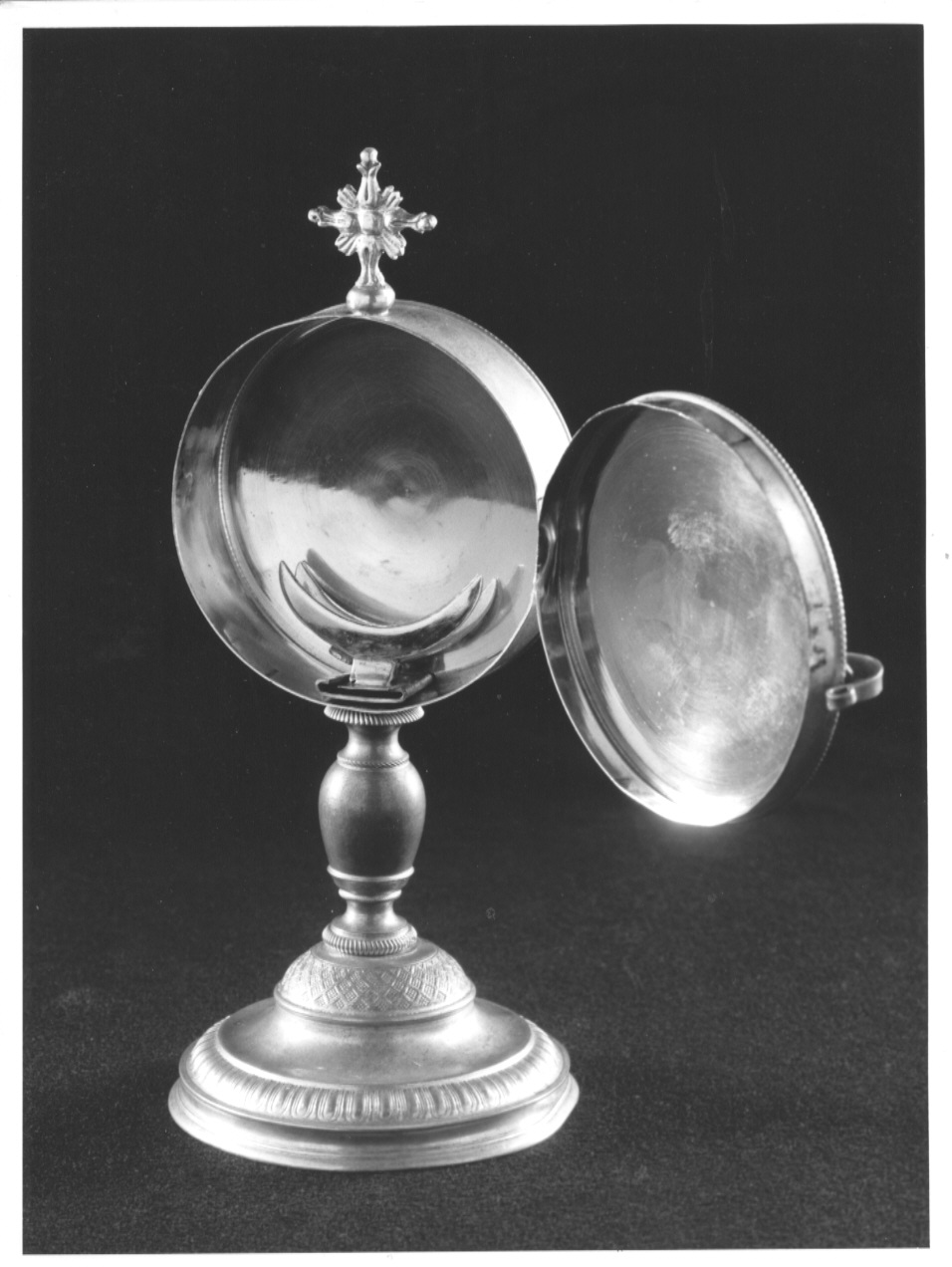 teca eucaristica, opera isolata - bottega lombarda (seconda metà sec. XIX)