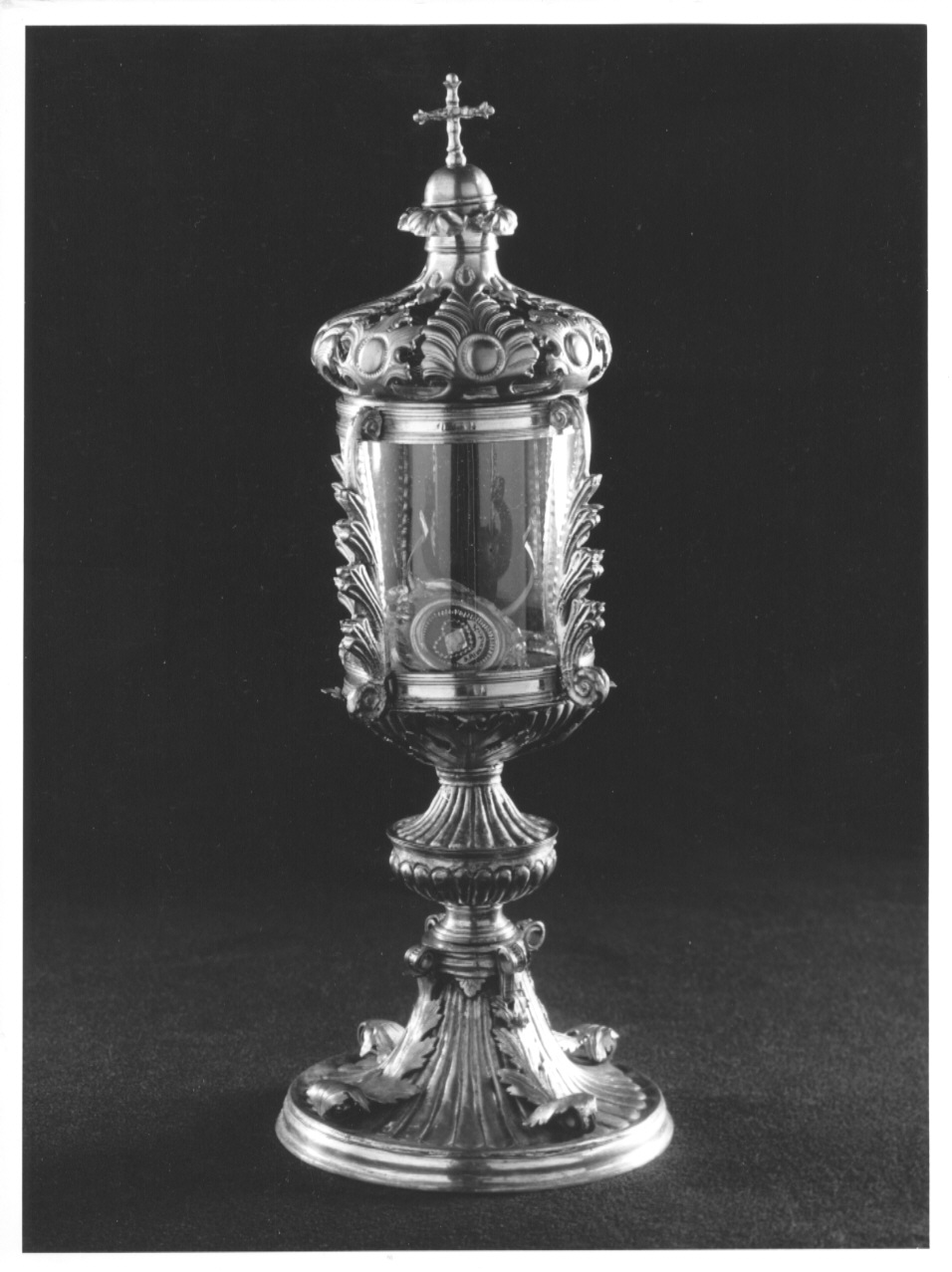 reliquiario, opera isolata - bottega lombarda (seconda metà sec. XIX)