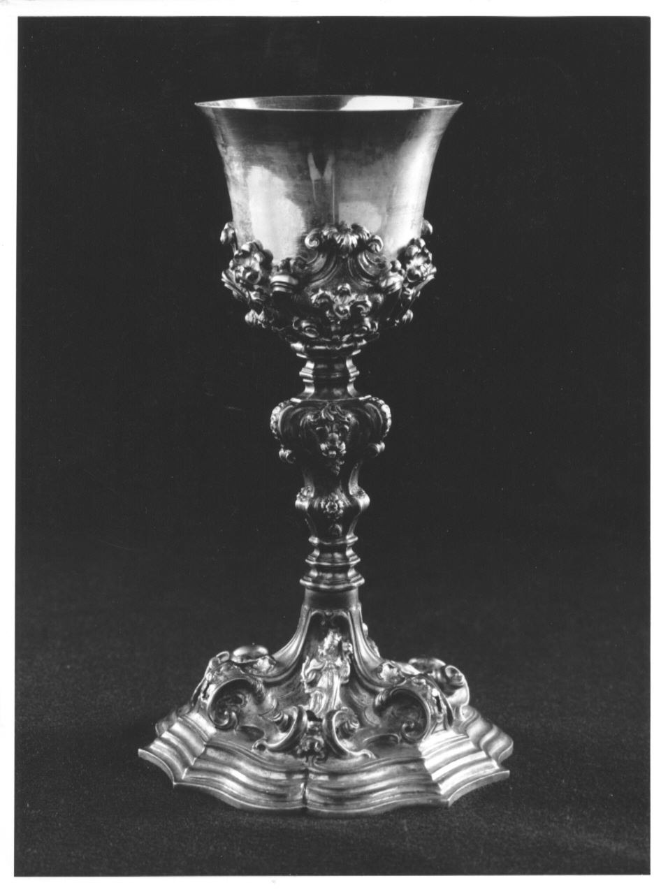 calice, opera isolata - bottega lombarda (fine/inizio secc. XVIII/ XIX)