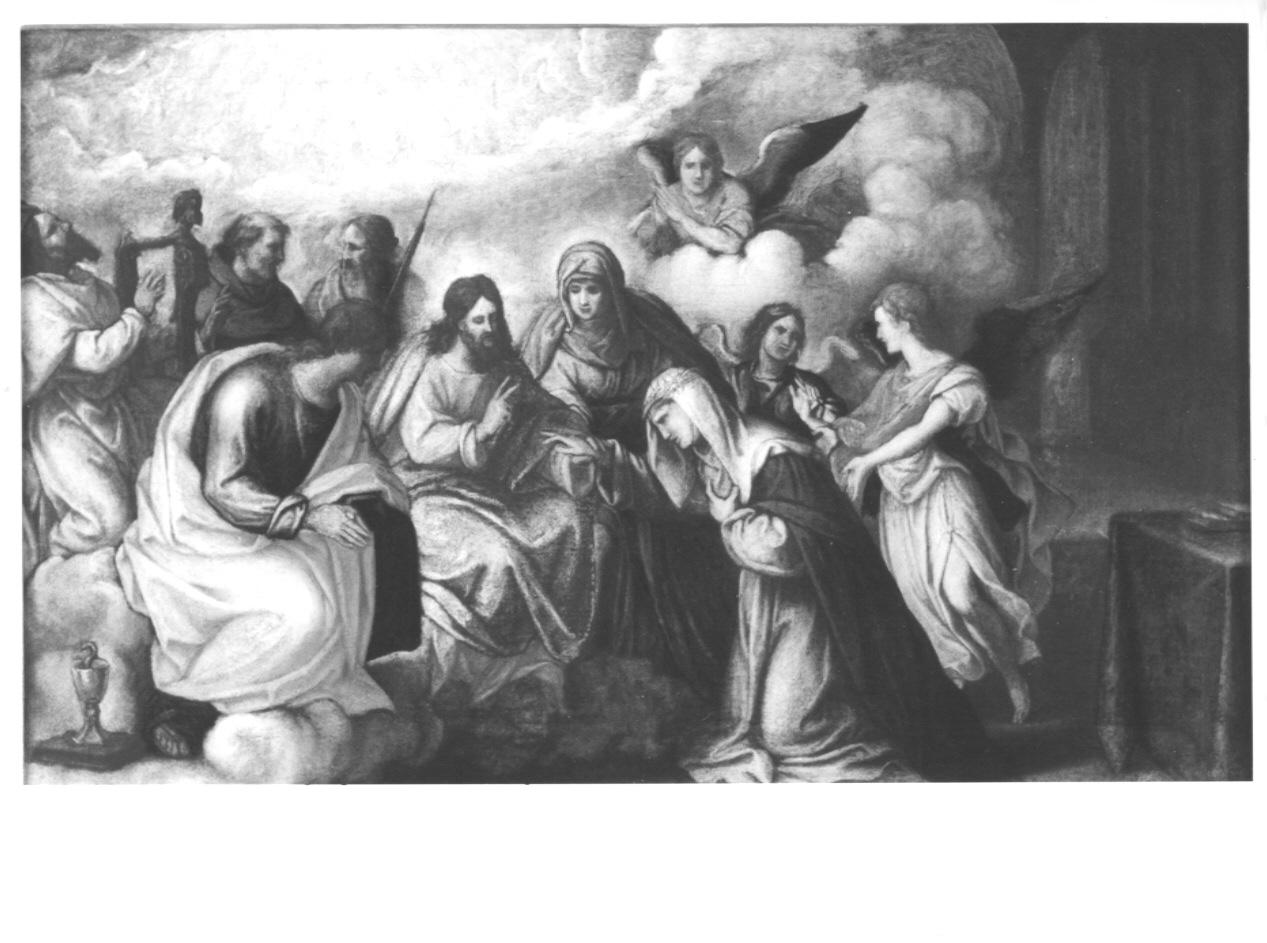 Nozze mistiche di Santa Caterina da Siena (dipinto, opera isolata) - ambito lombardo (seconda metà sec. XVI)