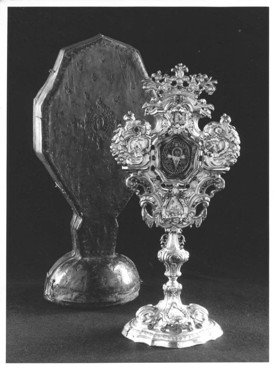 reliquiario - a ostensorio, opera isolata di Kuefner Iohan Michael (attribuito) (ultimo quarto sec. XVIII)