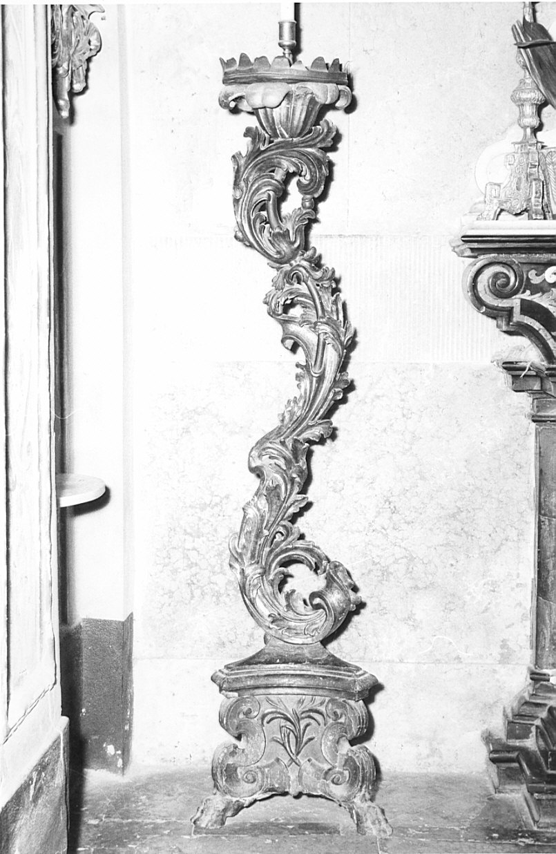 candelabro, coppia di Fantoni Andrea (scuola) (sec. XVIII)
