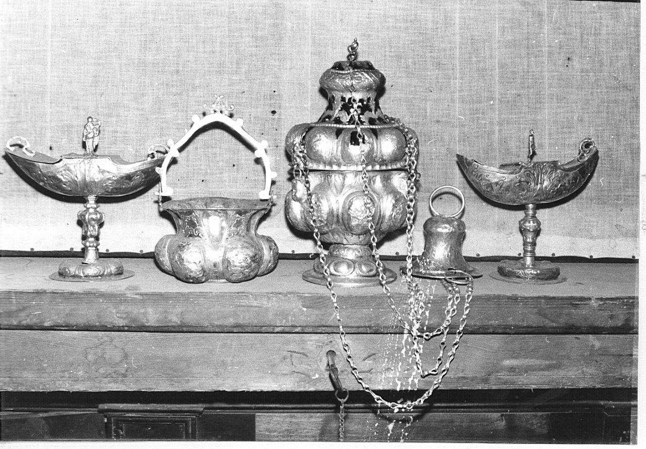 servizio per incensazione, insieme - bottega lombarda (sec. XVIII)