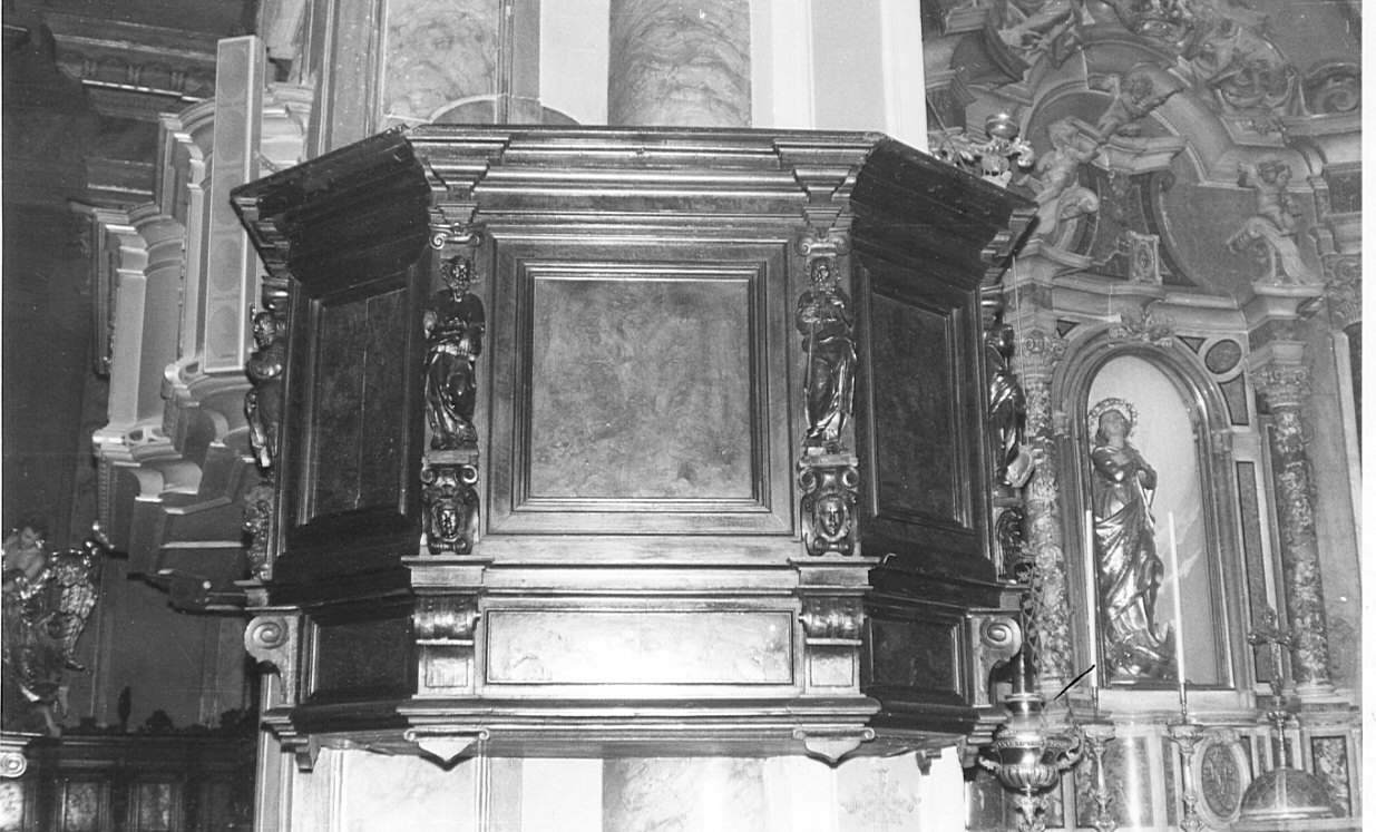 pulpito, opera isolata di Sacella Simone (sec. XVII)