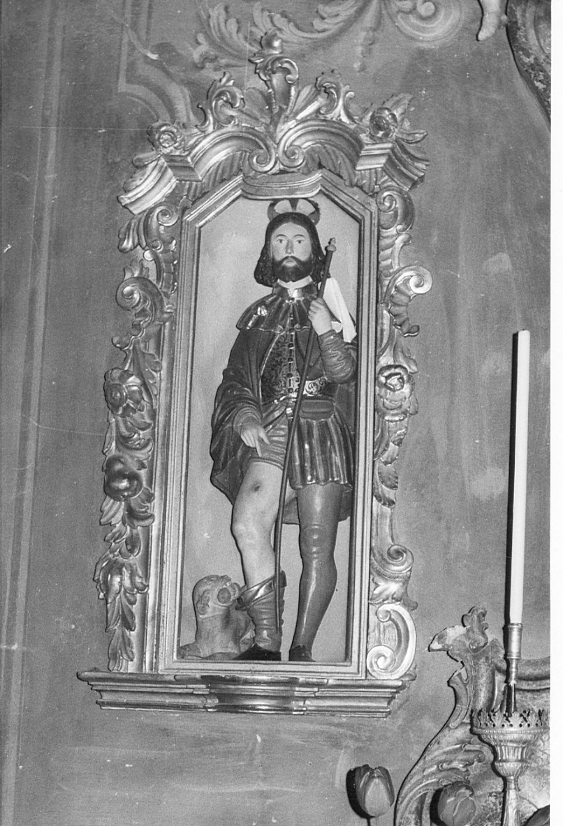 San Rocco (statua, opera isolata) - bottega bergamasca (sec. XVII)