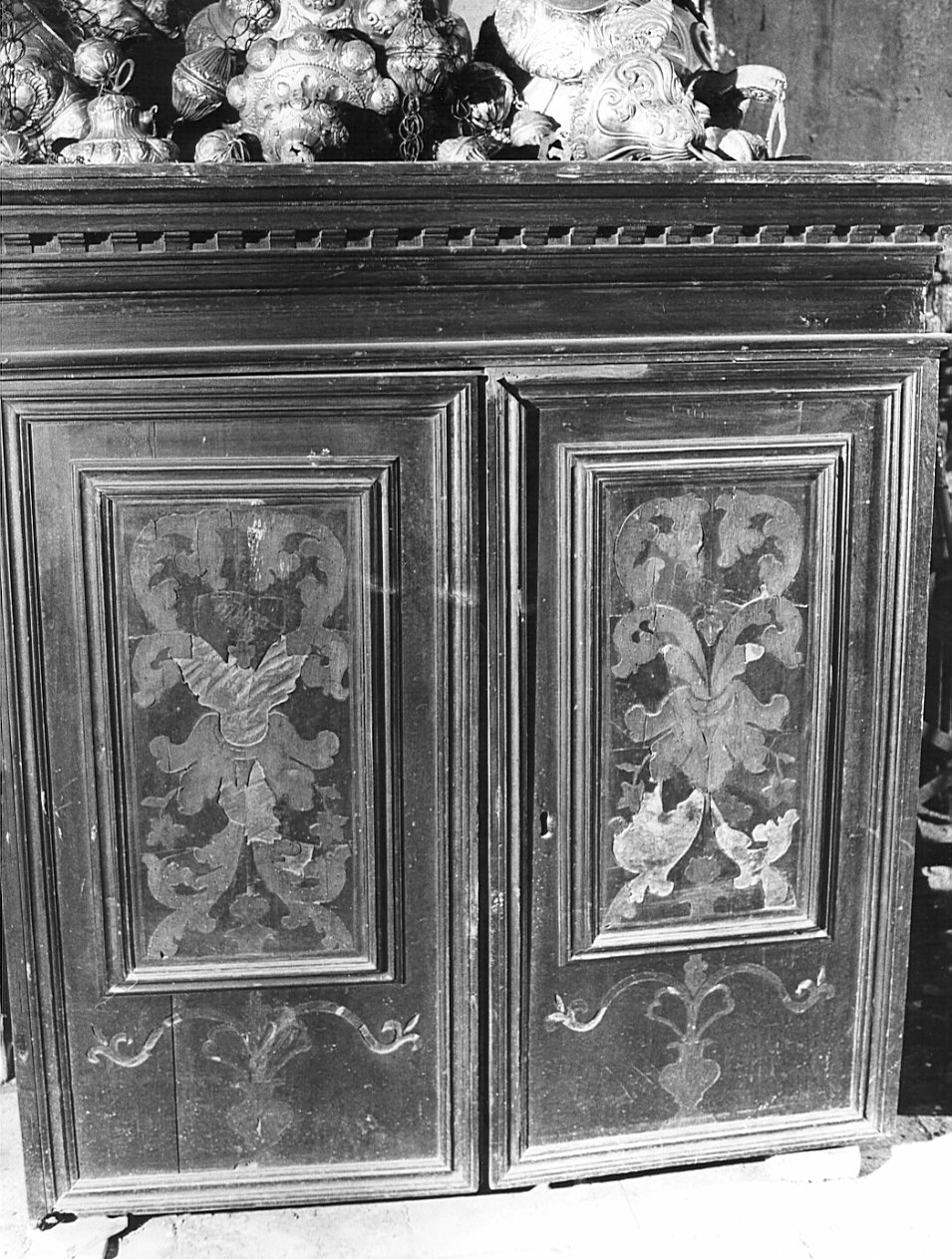 armadio, opera isolata - bottega lombarda (sec. XVII)