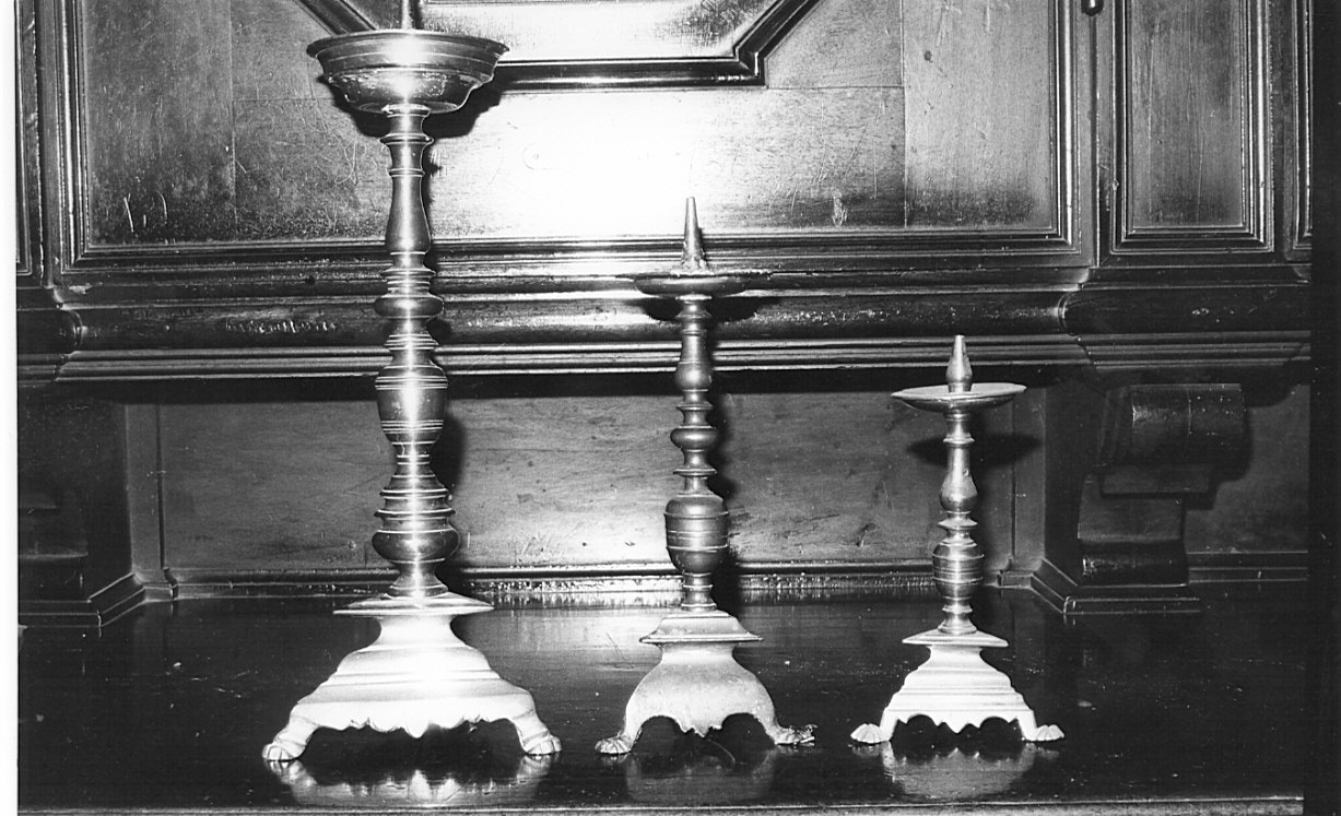 candeliere, serie - bottega lombarda (sec. XVIII)