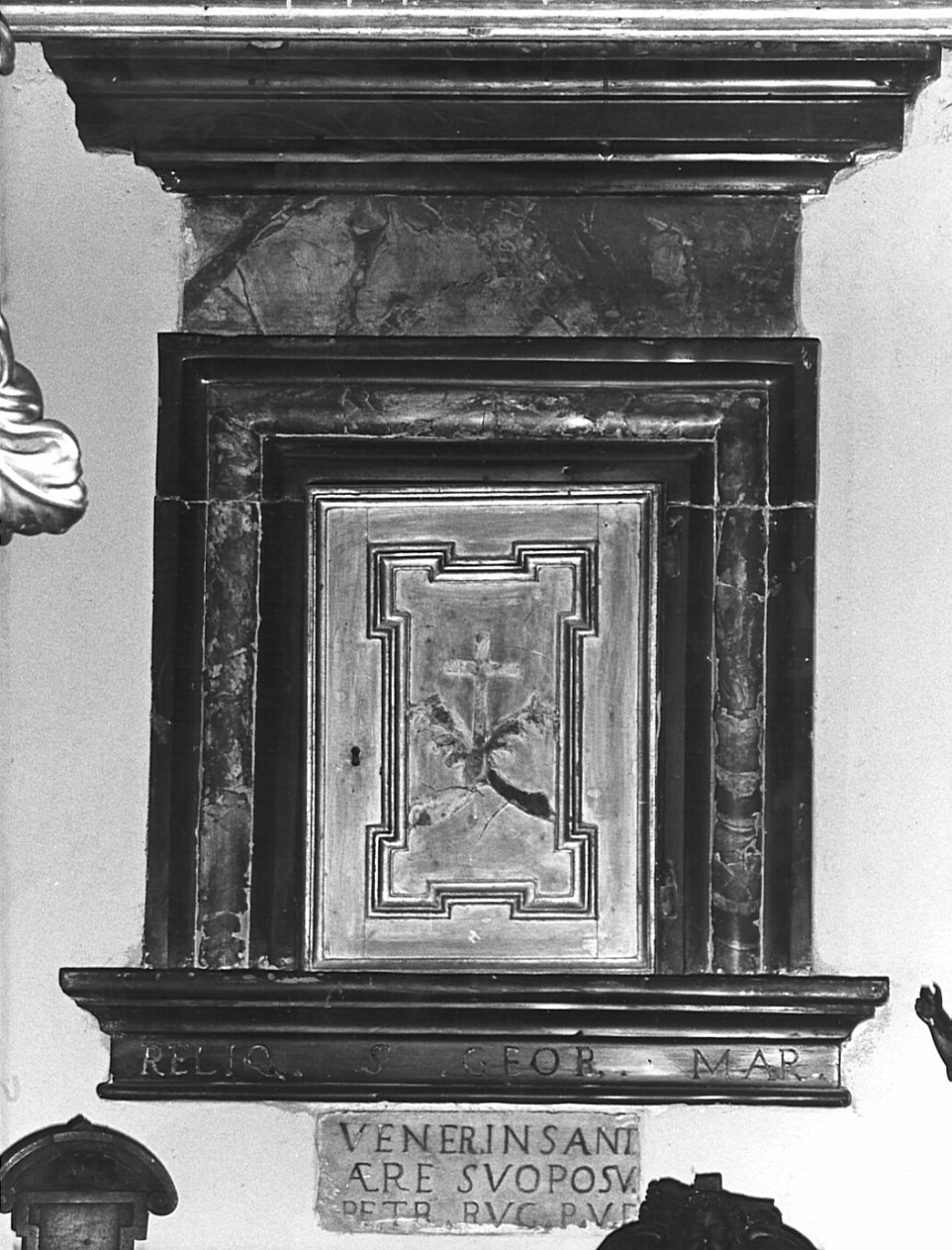 tabernacolo, coppia - bottega lombarda (metà sec. XVII)