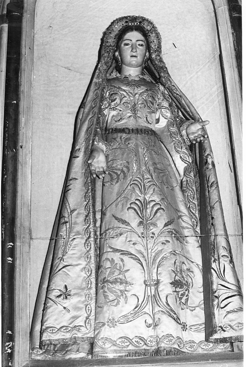 Madonna (statua, opera isolata) - bottega lombarda (inizio sec. XIX)