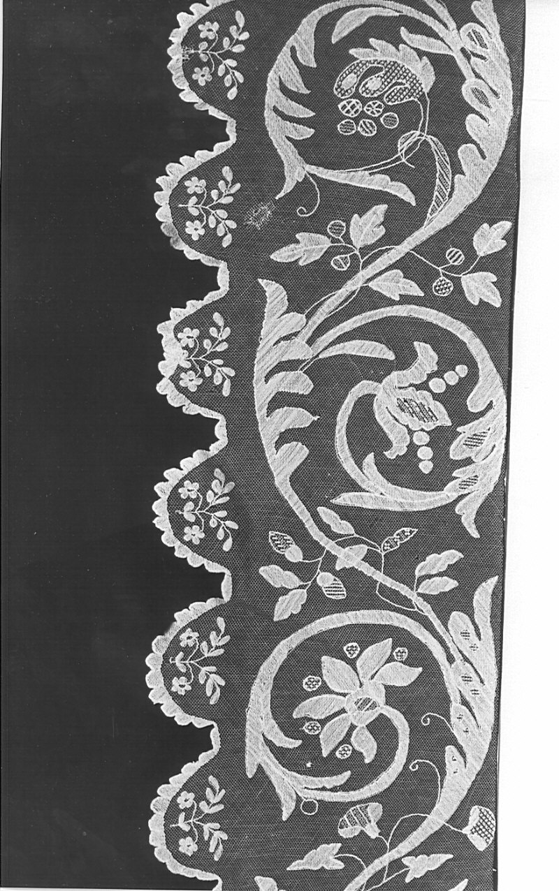 tovaglia d'altare, coppia - manifattura lombarda (sec. XIX)