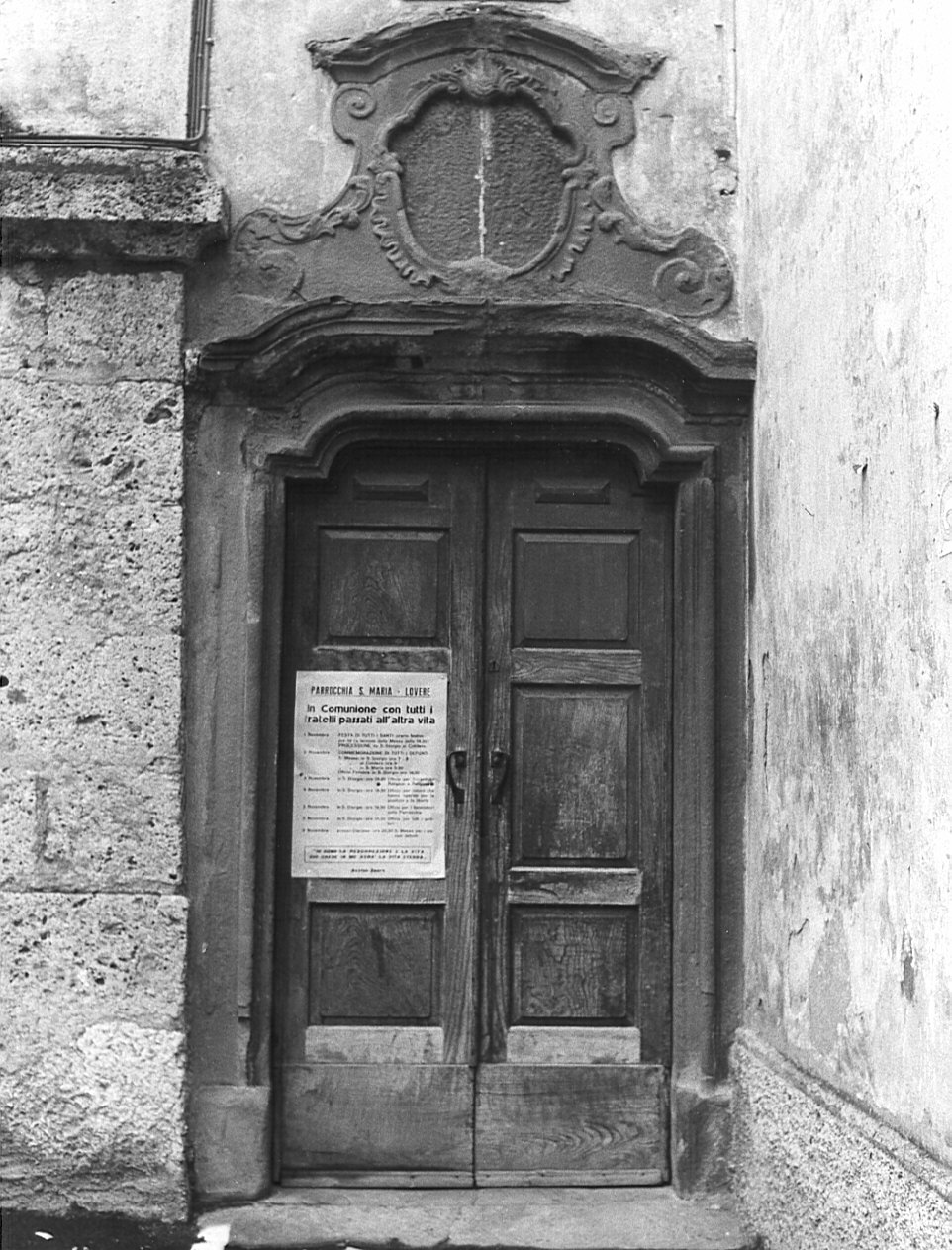 portale, opera isolata - bottega lombarda (sec. XVIII)