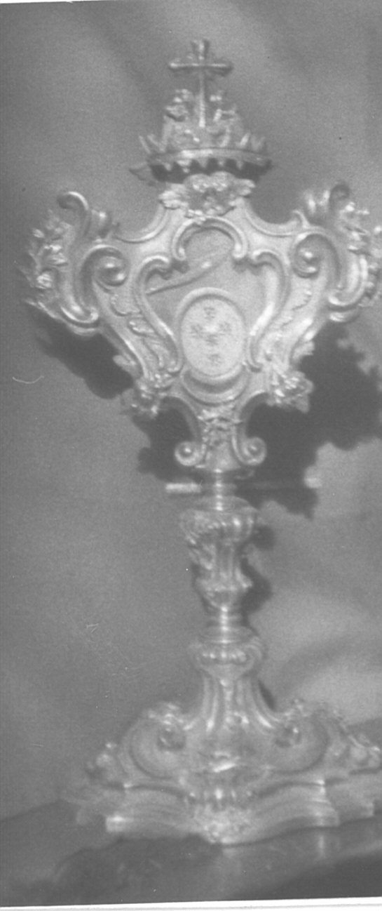 reliquiario - a ostensorio, opera isolata - bottega lombarda (sec. XVIII)