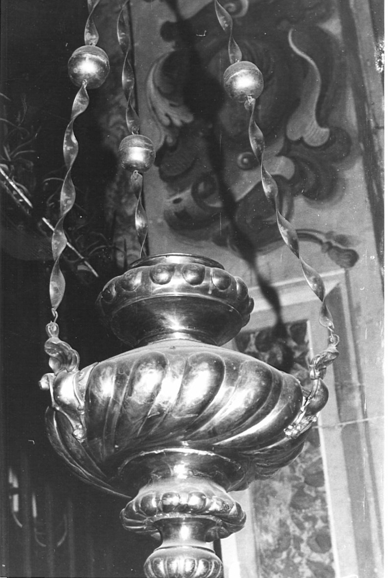 lampada pensile, serie - bottega lombarda (sec. XVIII)