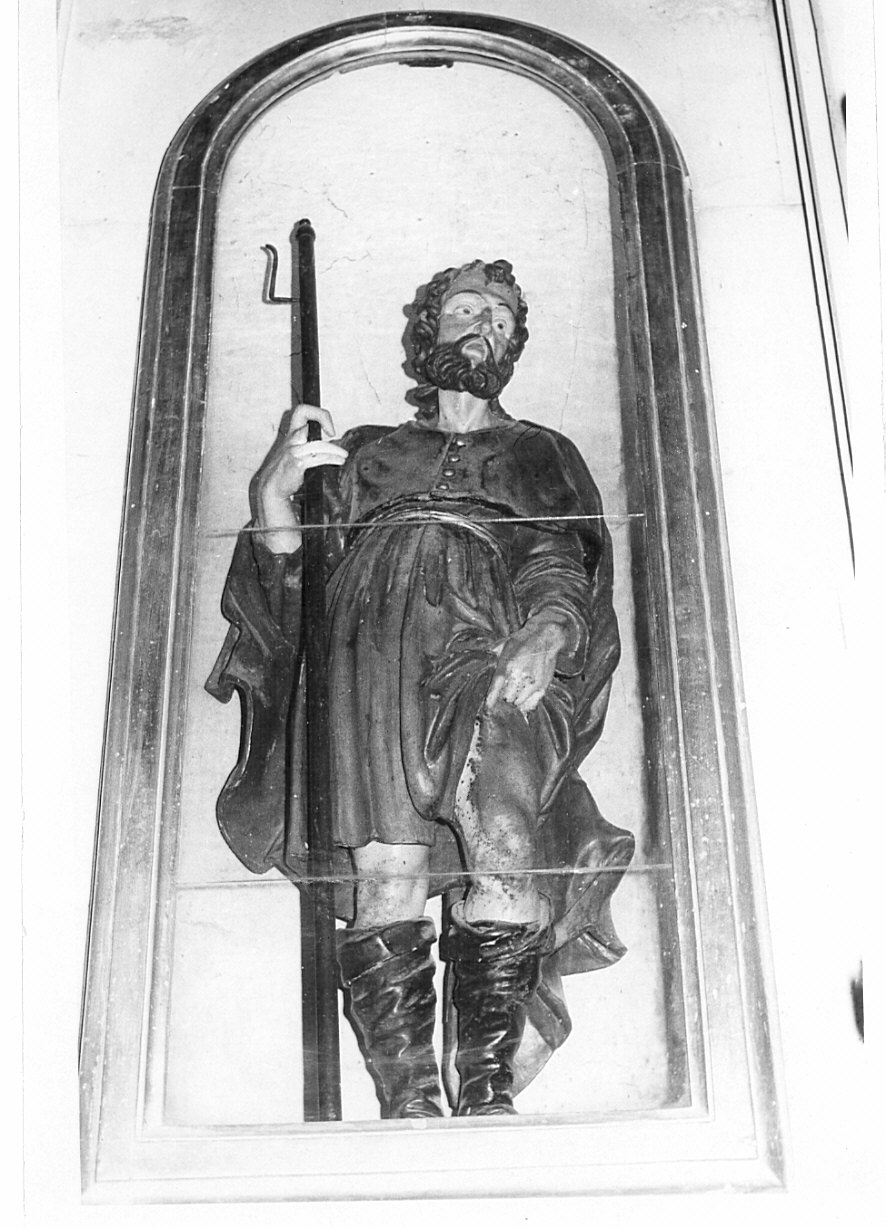 San Rocco (statua, opera isolata) - bottega lombarda (sec. XVII)