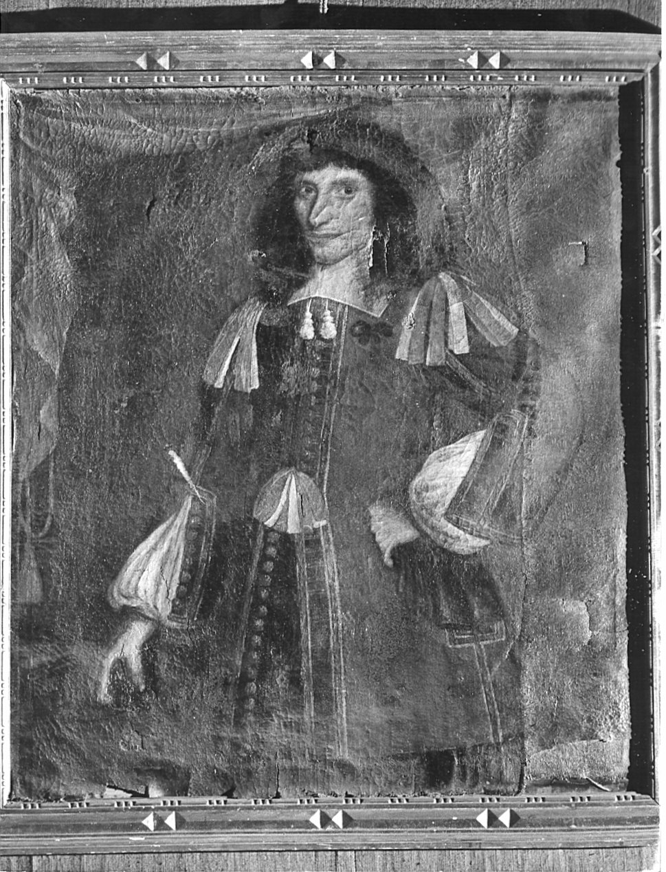 ritratto di Gentiluomo di casa Bazzini (dipinto, opera isolata) - ambito lombardo (metà sec. XVII)