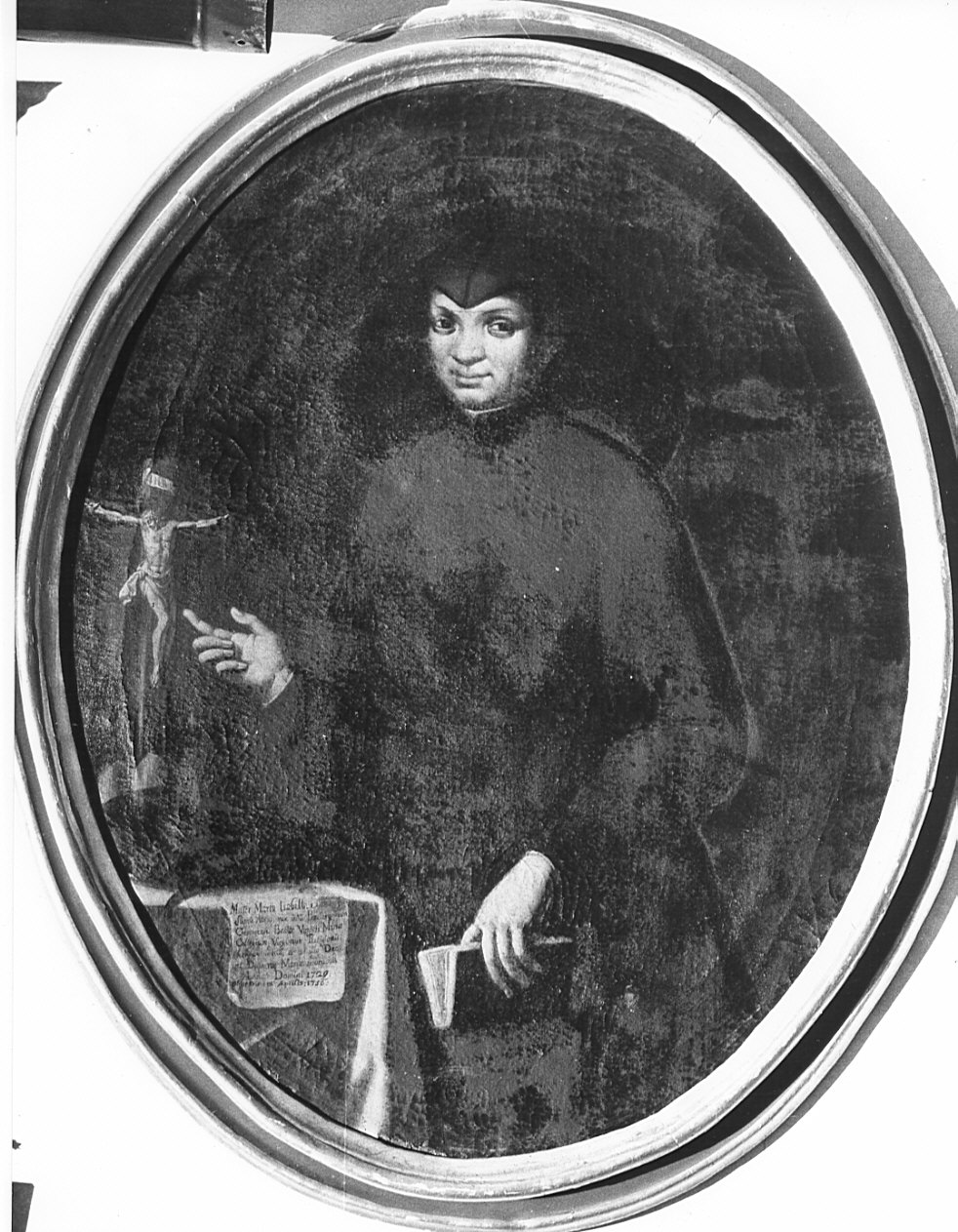 ritratto di monaca (dipinto, opera isolata) - ambito lombardo (metà sec. XVIII)