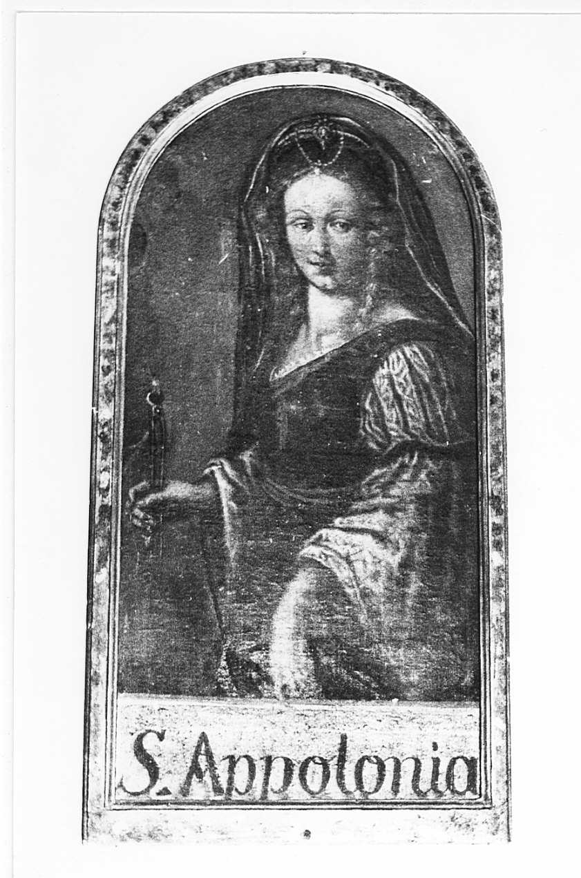 Sant'Apollonia (dipinto, opera isolata) - ambito lombardo (prima metà sec. XVI)