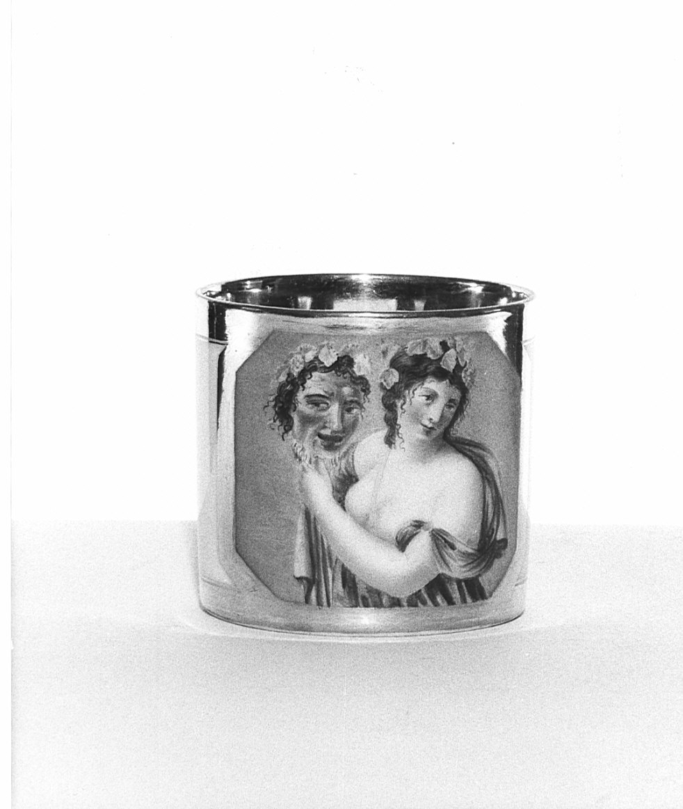 tazza, insieme - manifattura italiana (inizio sec. XIX)