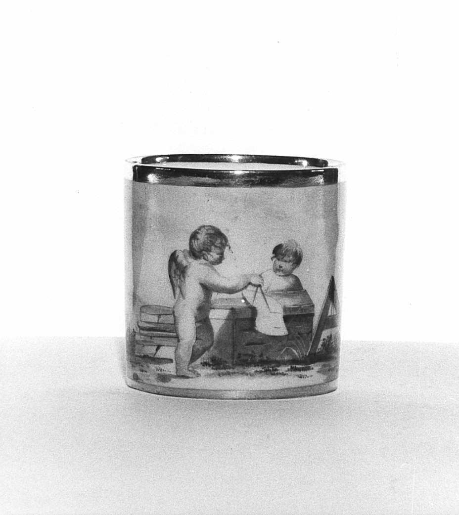 tazza, opera isolata - manifattura italiana (inizio sec. XIX)