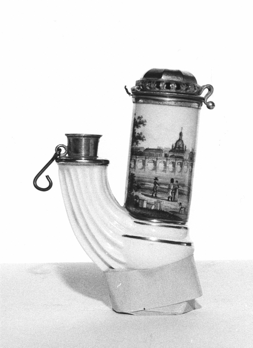pipa, opera isolata - manifattura di Meissen (seconda metà sec. XVIII)