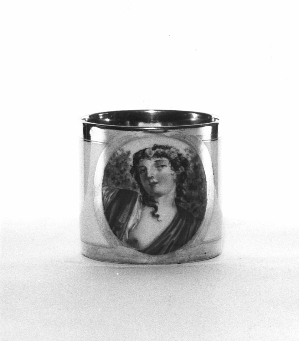 tazza, insieme - manifattura italiana (inizio sec. XIX)